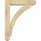 Ekena Millwork Thorton Craftsman Rough Sawn Bracket w/ Offset Brace, Douglas Fir, 6"W x 26"D x 34"H BKT0604X26X34THR04RDF - alternate 4
